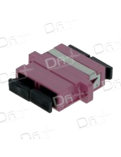 Traversée SC Duplex OM4 Multimode Rose - TSCDOM4R - dfiplus