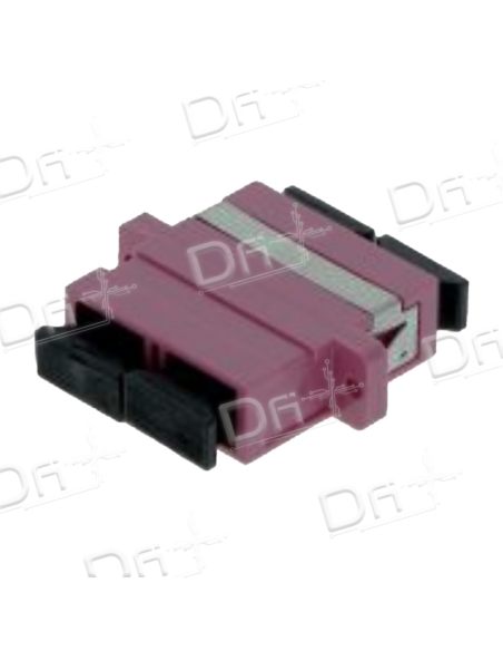 Traversée SC Duplex OM4 Multimode Rose - TSCDOM4R - dfiplus