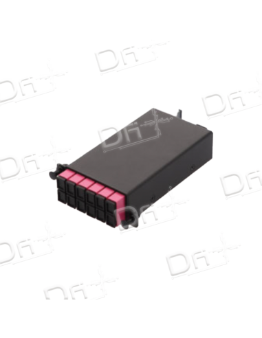 Cassette MTP LGX 12 Fibres SC OM4 Multimode - CX12SCOM4D - dfiplus