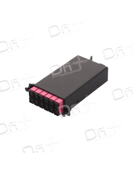Cassette MTP LGX 12 Fibres SC OM4 Multimode - CX12SCOM4D - dfiplus