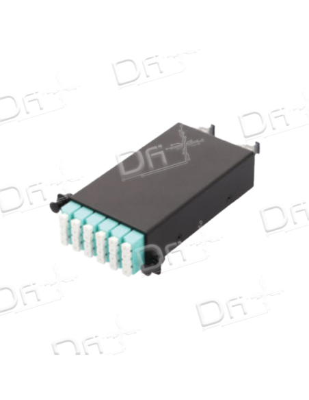 Cassette MTP LGX 24 Fibres LC OM3 Multimode - CX24LCOM3Q - dfiplus