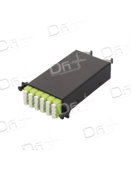 Cassette MTP LGX 24 Fibres LC OM5 Multimode - CX24LCOM5Q - dfiplus