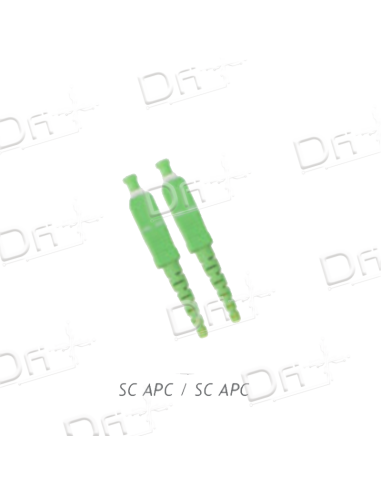 Jarretière Optique Simple FTTH - SC APC-SC APC - JSCASCAPC1 - dfiplus