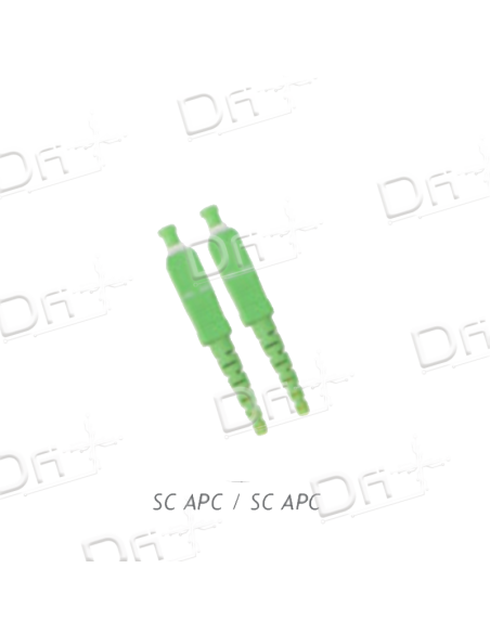 Jarretière Optique Simple FTTH - SC APC-SC APC - JSCASCAPC1 - dfiplus