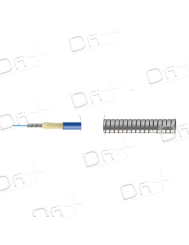 Jarretière OS2 SC-SC Armée Monomode Jaune 3m - JD2ASCSC3 - dfiplus
