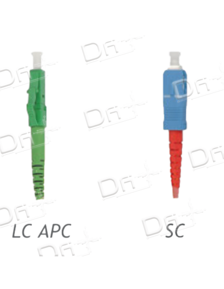 Jarretière OS2 LCA-SC Simplex Monomode Jaune 50cm - JS2LCASC - dfiplus Jarretière OS2 LCA-SC Simplex Monomode Jaune 50cm - JS2LCASC - dfiplus