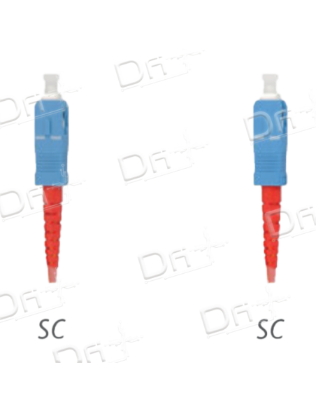 Jarretière OS2 SC-SC Simplex Monomode Jaune 50cm - JS2SCSC - dfiplus Jarretière OS2 SC-SC Simplex Monomode Jaune 50cm - JS2SCSC - dfiplus