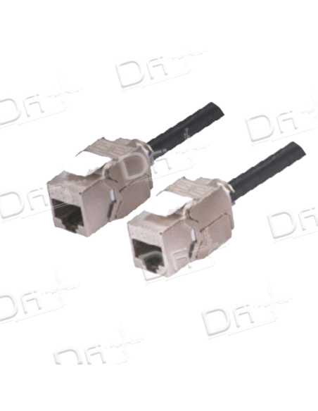Cordon RJ45 Consolidation FF CAT 6A S-FTP Noir - CCFF6ASFTP - dfiplus Cordon RJ45 Consolidation FF CAT 6A S-FTP Noir - CCFF6ASFTP - dfiplus