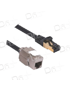 Cordon RJ45 Consolidation MF CAT 6A S-FTP Noir - CCMF6ASFTP - dfiplus