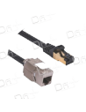 Cordon RJ45 Consolidation MF CAT 6A S-FTP Noir - CCMF6ASFTP - dfiplus