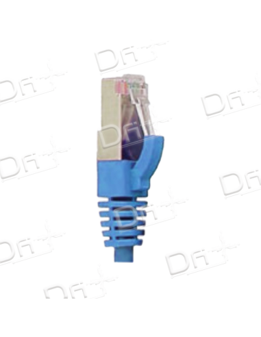 Cordon RJ45 LSZH CAT 6 250 Mhz F/UTP Bleu - C6FUTPB - dfiplus