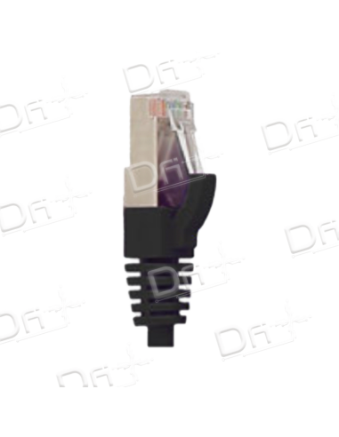 Cordon RJ45 LSZH CAT 6 250 Mhz F/UTP Noir - C6FUTPN - dfiplus