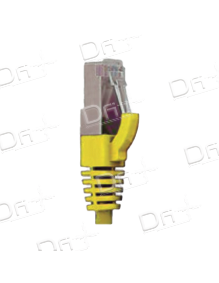 Cordon RJ45 LSZH CAT 6A 500 Mhz F/UTP Jaune - C6AFUTPJ - dfiplus Cordon RJ45 LSZH CAT 6A 500 Mhz F/UTP Jaune - C6AFUTPJ - dfiplus
