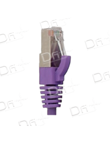 Cordon RJ45 LSZH CAT 6A 500 Mhz F/UTP Violet - C6AFUTPVI - dfiplus