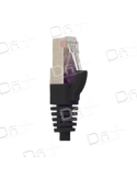 Cordon RJ45 LSZH CAT 6A 500 Mhz S-FTP Noir