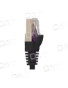 Cordon RJ45 LSZH CAT 6A 500 Mhz S/FTP Noir - C6ASFTPN - dfiplus