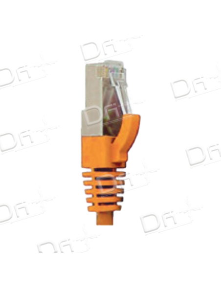 Cordon RJ45 LSZH CAT 6A 500 Mhz S/FTP Orange - C6ASFTPO - dfiplus Cordon RJ45 LSZH CAT 6A 500 Mhz S/FTP Orange - C6ASFTPO - dfiplus