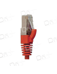 Cordon RJ45 LSZH CAT 6A 500 Mhz S/FTP Rouge - C6ASFTPR - dfiplus