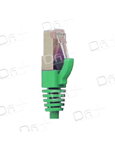Cordon RJ45 LSZH CAT 6A 500 Mhz S/FTP Vert - C6ASFTPV - dfiplus