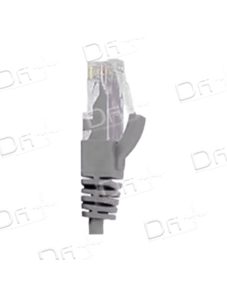 Cordon RJ45 LSZH CAT 6A 500 Mhz U/UTP Gris - C6AUUTPG - dfiplus