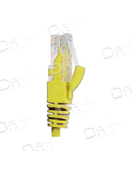 Cordon RJ45 LSZH CAT 6A 500 Mhz U/UTP Jaune - C6AUUTPJ - dfiplus Cordon RJ45 LSZH CAT 6A 500 Mhz U/UTP Jaune - C6AUUTPJ - dfiplus