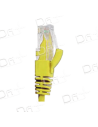 Cordon RJ45 LSZH CAT 6A 500 Mhz U/UTP Jaune - C6AUUTPJ - dfiplus