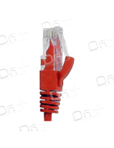 Cordon RJ45 LSZH CAT 6A 500 Mhz U/UTP Rouge - C6AUUTPR - dfiplus
