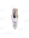 Cordon RJ45 LSZH CAT 7 600 Mhz S/FTP Blanc - C7SFTPW - dfiplus