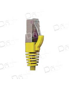 Cordon RJ45 LSZH CAT 8 2000 Mhz S/FTP Jaune - C8SFTPJ - dfiplus