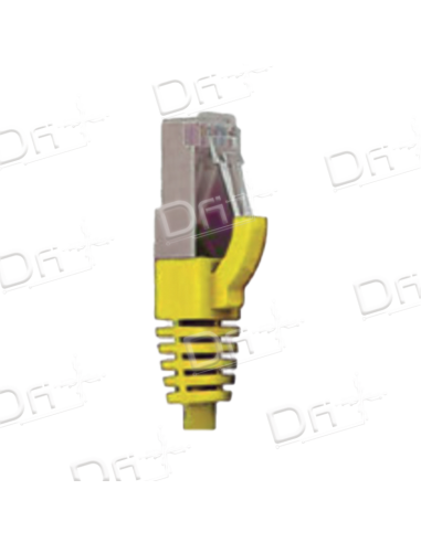 Cordon RJ45 LSZH CAT 8 2000 Mhz S/FTP Jaune - C8SFTPJ - dfiplus