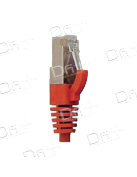 Cordon RJ45 LSZH CAT 8 2000 Mhz S/FTP Rouge - C8SFTPR - dfiplus Cordon RJ45 LSZH CAT 8 2000 Mhz S/FTP Rouge - C8SFTPR - dfiplus