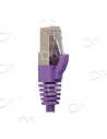 Cordon RJ45 LSZH CAT 8 2000 Mhz S/FTP Violet - C8SFTPVI - dfiplus