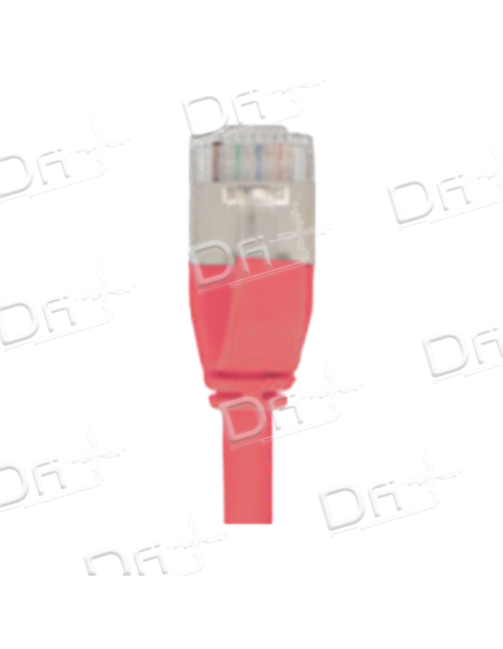 Cordon RJ45 SLIM LSZH CAT 6A 500 Mhz S/FTP Rouge - CS6ASFTPR - dfiplus Cordon RJ45 SLIM LSZH CAT 6A 500 Mhz S/FTP Rouge - CS6ASFTPR - dfiplus