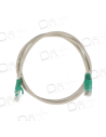 Cordon Croisé RJ45 LSZH CAT 6 250 Mhz U/UTP Gris - CC6UUTPG - dfiplus
