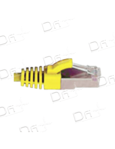 Frette 12 RJ45 CAT 6A S-FTP Jaune 2m - FP2Y12C6A - dfiplus
