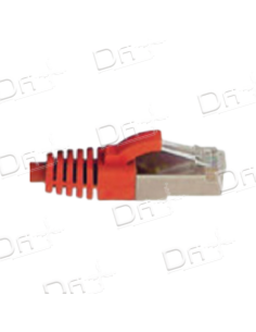 Frette 12 RJ45 CAT 6A S-FTP rouge 2m - FP2R12C6A - dfiplus 2