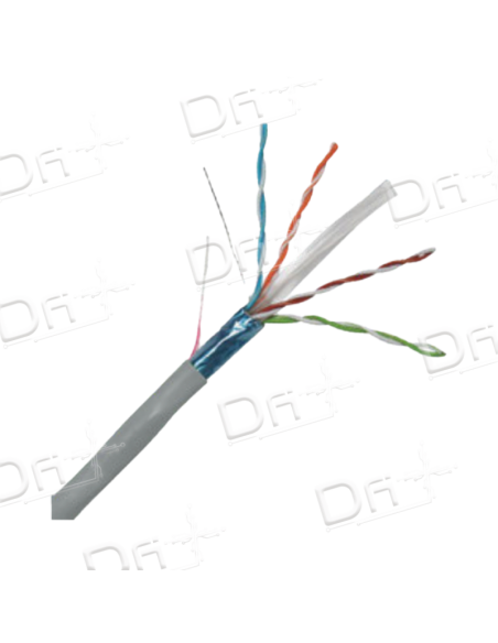 Câble LSZH CAT 6 250 Mhz F/UTP Gris 305m - C6FUTP305 - dfiplus