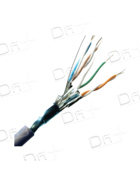 Câble LSZH CAT 6A 500 Mhz F/FTP Gris 500m - C6AFFTP500 - dfiplus Câble LSZH CAT 6A 500 Mhz F/FTP Gris 500m - C6AFFTP500 - dfiplus