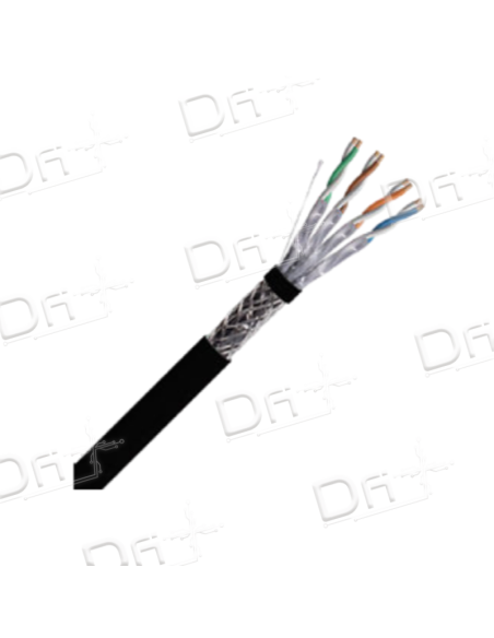 Câble PE Indoor - Outdoor CAT 6A S/FTP Gris 500m - C6AIOSFTP500 - dfiplus Câble PE Indoor - Outdoor CAT 6A S/FTP Gris 500m - C6AIOSFTP500 - dfiplus