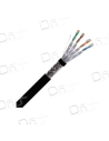 Câble PE Indoor - Outdoor CAT 6A S/FTP Gris 500m - C6AIOSFTP500 - dfiplus