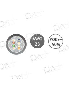 Câble PE Outdoor CAT 6A 500 Mhz S/FTP Gris 305m - C6AOSFTP500 - dfiplus 2
