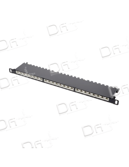Panneau 19 Pouces 05U 24 Ports S/FTP CAT6A - P19246A05F - dfiplus Panneau 19 Pouces 05U 24 Ports S/FTP CAT6A - P19246A05F - dfiplus