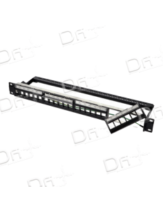 Panneau Nu 19 Pouces 1U 24 Ports CAT8 - P1924N18 - dfiplus
