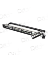 Panneau Nu 19 Pouces 1U 24 Ports CAT8 - P1924N18 - dfiplus