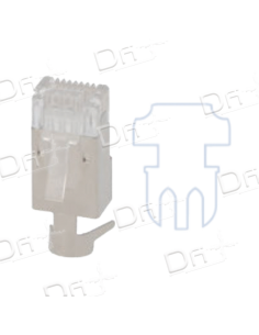 Plug RJ45 8P8C FTP CAT6A Monobrin PR - P45F6ARR - dfiplus