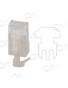 Plug RJ45 8P8C FTP CAT6A Monobrin PR - P45F6ARR - dfiplus