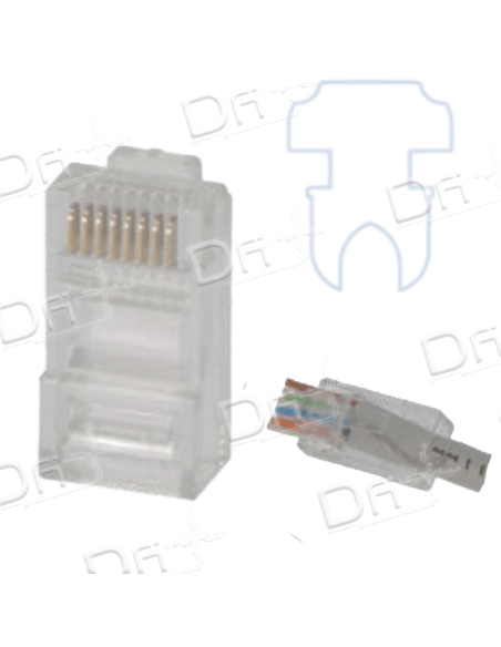 Plug RJ45 8P8CS FTP CAT6 Multibrin Easy PR - P45F6EPR - dfiplus