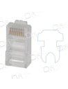 Plug RJ45 8P8CS FTP CAT6 Multibrin PR - P45F6PR - dfiplus