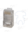 Plug RJ45 8P8CS FTP CAT6A Multibrin PR - P45F6APR - dfiplus