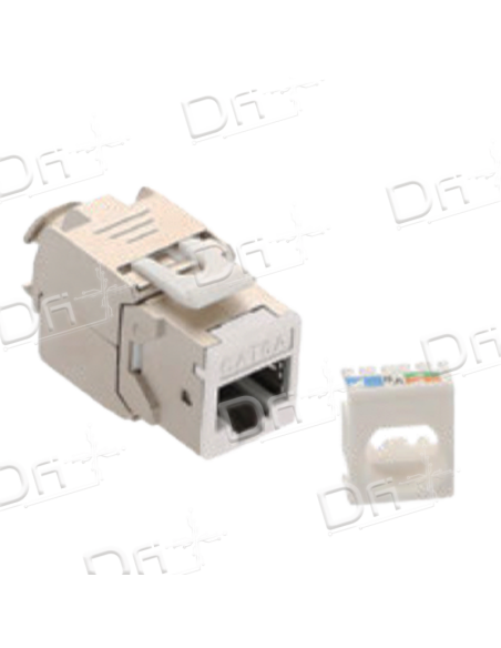 Noyau RJ45 CAT6A Blindé FTP Blanc - N45C6AFW - dfiplus